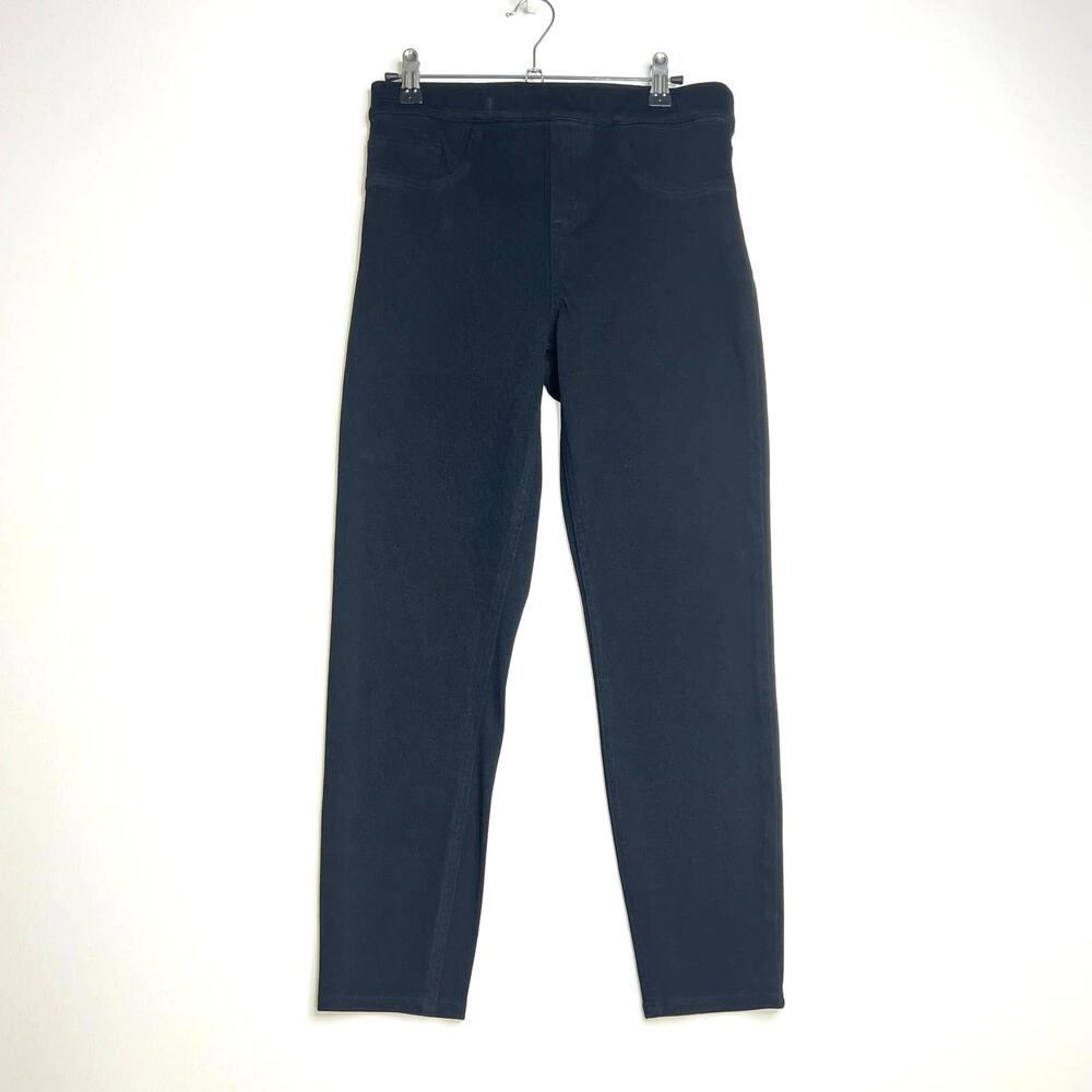 Spanx Jean-ish Ankle Leggings Black Womens Medium